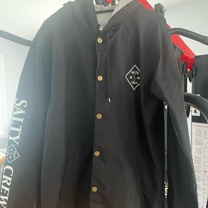 Men’s salty crew button snap coat
